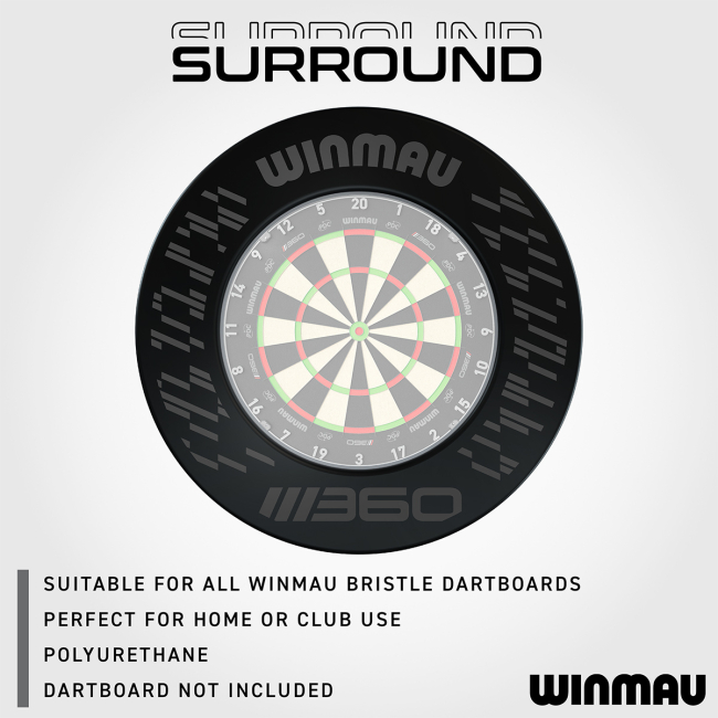 Winmau Advance Black & Red Surround - Kopie